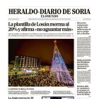Portada de Heraldo-Diario de Soria del 6 de diciembre de 2025.