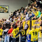 El Balonmano Soria contó con el apoyo de la afición durante todo el partido