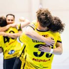 Alegría en el San Andrés al finalizar el encuentro