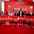 Presentación de la Maratón de Málaga con Daniel Mateo y Abel Antón como protagonistas.