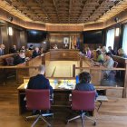 Un momento del pleno ordinario.