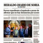 Portada de Heraldo-Diario de Soria del 13 de diciembre de 2025.