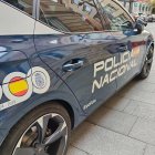 Vehículo de la Policía Nacional.