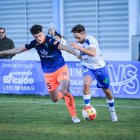 Imagen del partido entre Almazán y Tordesillas en el campo de La Arboleda.