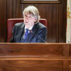 Carlos Martínez durante el Pleno del Estado del municipio.