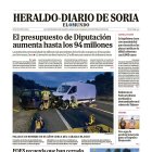 Portada de Heraldo-Diario de Soria del 18 de diciembre de 2025