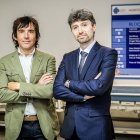 Diego Fernández y David Jerves, investigadores que han trabajado en la plataforma AginGen.