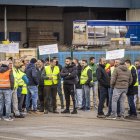 Trabajadores de Losán concentrados en una convocatoria de hace unos meses.