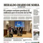 Portada de Heraldo-Diario de Soria del 23 de diciembre de 2025