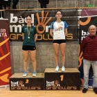 Jimena Ayllón en lo más alto del podio