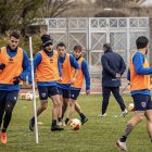 El Numancia inicia el año 2026 entrenando en el estadio de Los Pajaritos.
