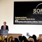 Celebración del congreso sobre el eclipse de agosto que se celebró el año pasado.