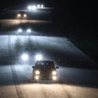 Nieve en la autovía A-50, entre Peñaranda de Bracamonte(Salamanca) y Ávila