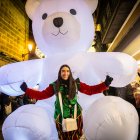 Una preciosa y colorida marcha acompañó a los Reyes Magos.