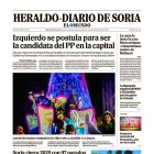 Portada de Heraldo-Diario de Soria del 6 de enero de 2026.