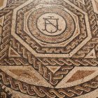 Detalle del mosaico de Cuevas de Soria que se luce en el MAN.