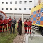 El consejero de Medio Ambiente, Vivienda y Ordenación del Territorio, Juan Carlos Suárez-Quiñones, inaugura las nuevas instalaciones del Centro Coordinador de Emergencias.