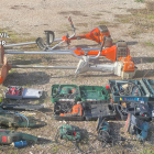 Efectos intervenidos por la Guardia Civil en la operación.