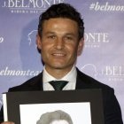 Jarocho durante la recepción de un premio en Abejar en una imagen de archivo.