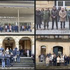 Minuto de silencio por el accidente de tren a Ademuz en las administraciones de Soria.