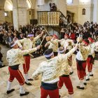 Danzas del paloteo en San Leonardo que se bailan el día de las Candelas.