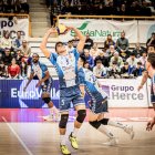 Los celestes pusieron todo el empeño en el duelo