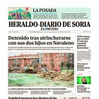 Portada de Heraldo-Diario de Soria del 23 de enero de 2026
