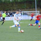 Imagen del derbi soriano de Tercera entre Numancia B y Almazán disputado en la Ciudad Deportiva.