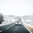 Carretera limpia de nieve este sábado.