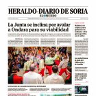 Portada de Heraldo-Diario de Soria del 25 de enero de 2026.