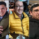 De izquierda a derecha, Luis Alberto Daniel, Juan Carlos Díez y Santiago Sánchez