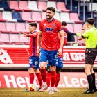 Jony se dañaba el aductor en los primeros minutos de la segunda parte en Segovia.