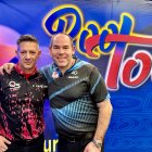 Los billaristas sorianos Farcas y Pardo.