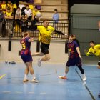 El Balonmano Soria encajaba ante el Barça Atlétic la tercera derrota seguida.