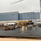 Estado de las obras en el Hospital Santa Bárbara de Soria a 2 de febrero de 2026.