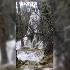 La casacada de La Toba en Soria cae con fuerza tras las borrascas.