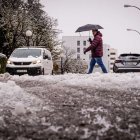 Imágenes de un día blanco en Soria
