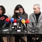 Padres y hermana de Sergio Delgado la semana pasada.