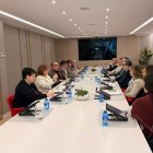 Reunión entre la Cámara de Comercio de Soria y el PSOE de Soria.