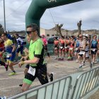 Imagen de la salida del Duatlón de Langa de Duero de la pasada edición.