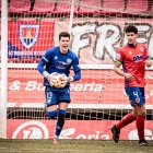 Iván Martínez lo ha jugado todo en la portería del Numancia desde su debut el 18 de enero.