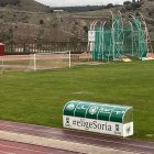 El Estadio de Los Pajaritos está cerrado por el mal estado del césped por los temporales de lluvia y nieve.