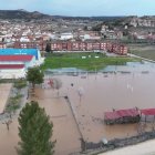 Infraestructuras inundadas en el municipio ribereño