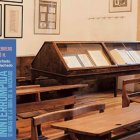 Detalle del cartel anunciador de la lectura ininterrumpida en el Instituto Antonio Machado.