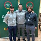 Daniel Berná junto Álvaro Berná en el acto de la PGA que tuvo lugar en Castellón.