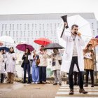 Imagen huelga de médicos de diciembre.