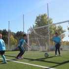 Canteranos del club soriano durante un entrenamiento.