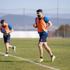 Jony en el entrenamiento de este miércoles en la Ciudad Deportiva.
