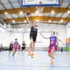 Uno de los partidos de la cantera del CSB del pasado fin de semana.