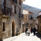Calle de la localidad soriana de Yanguas.